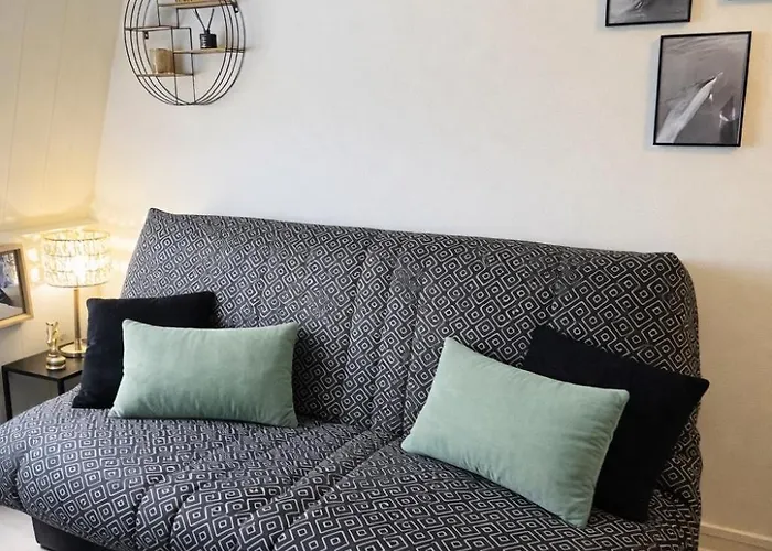 Lägenhet Le Lagon De Leon Escapade A Deux En Front De Mer, Avec Acces Direct Et Privatif A La Plage, Sur La Promenade Marcel Proust A (adults Only)